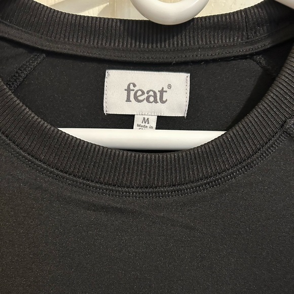 NWT Feat unisex medium Black Roam Crew Neck long sleeve Shirt - Picture 4 of 8